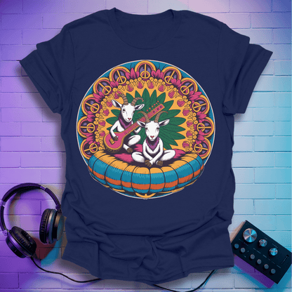 Hippie Sitar Goats T-Shirt