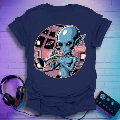 Space Jazz Trumpeter T-Shirt