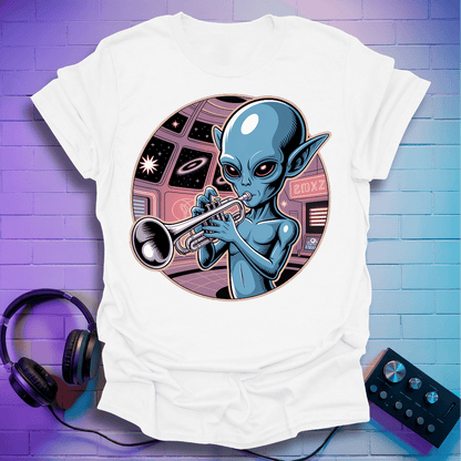 Space Jazz Trumpeter T-Shirt