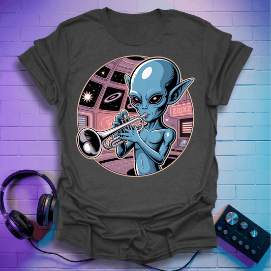 Space Jazz Trumpeter T-Shirt