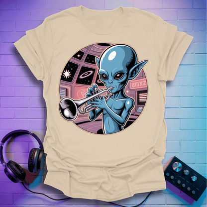 Space Jazz Trumpeter T-Shirt