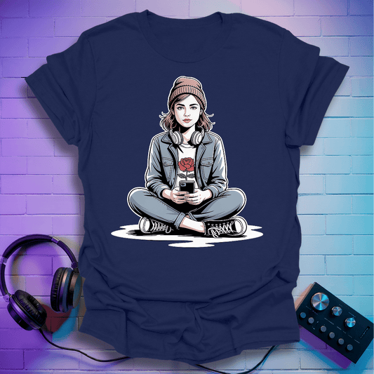 Hipster Girl Vibes T-Shirt