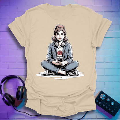 Hipster Girl Vibes T-Shirt