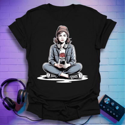 Hipster Girl Vibes T-Shirt