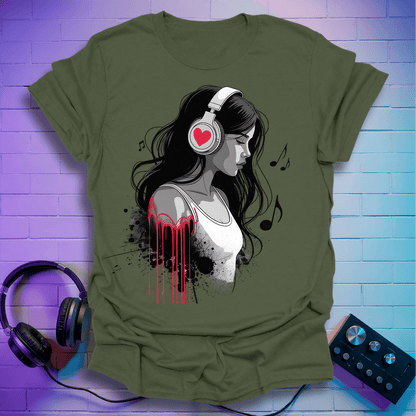 Heartbeats & Headphones T-Shirt