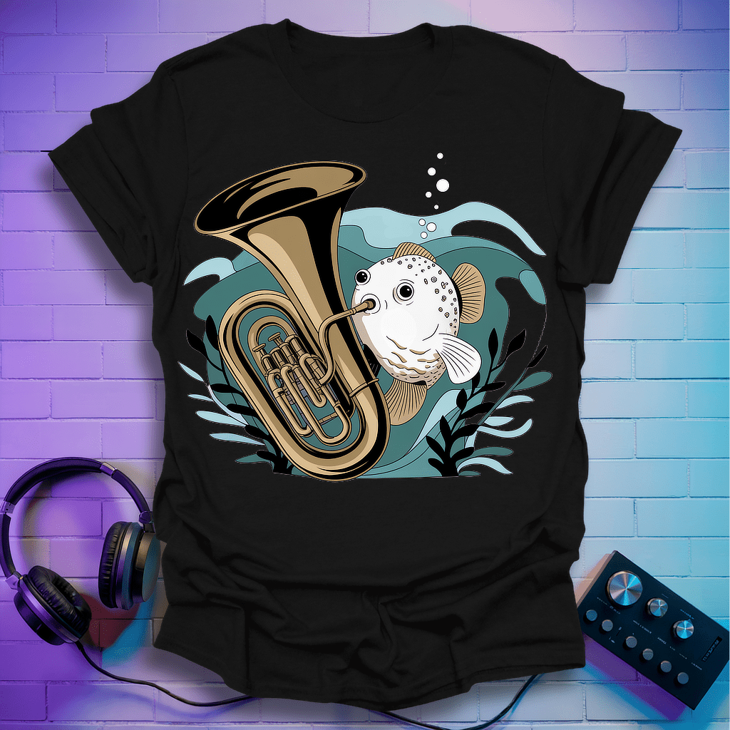 Tuba Blowfish T-Shirts