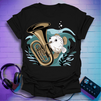 Tuba Blowfish T-Shirts