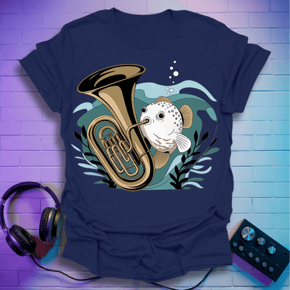 Tuba Blowfish T-Shirts