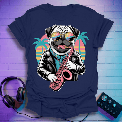 Kool Pug Sax T-Shirt