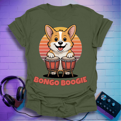 Bongo Boogie Corgi T-Shirt