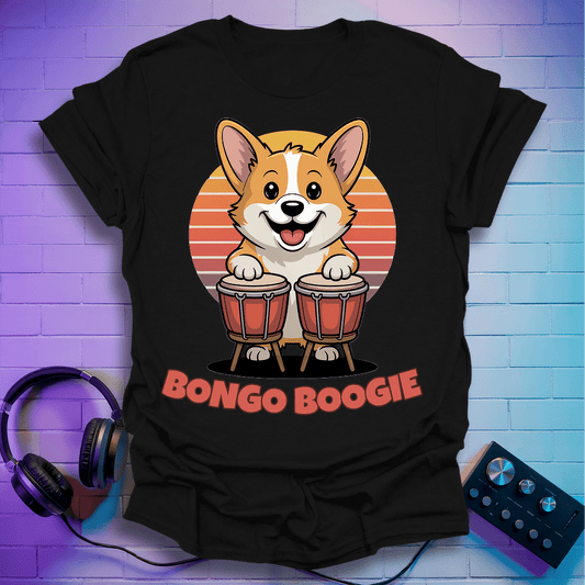 Bongo Boogie Corgi T-Shirt
