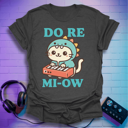 Do Re Mi-Ow Kawaii Cat Music T-Shirt