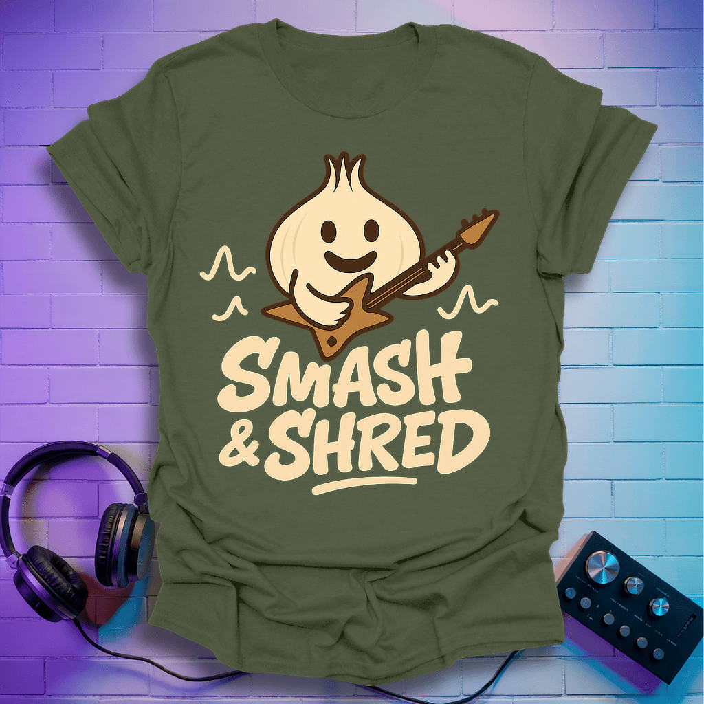 Smash & Shred Garlic Guitar T-Shirt