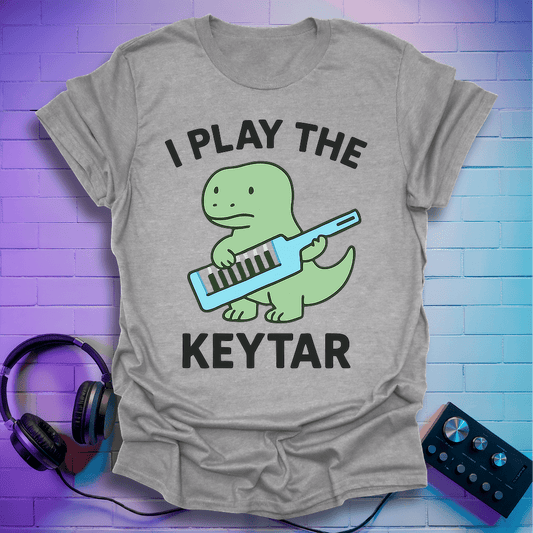 I Play the Keytar Dinosaur T-Shirt