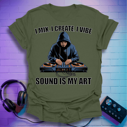 I Mix. I Create. I Vibe - Men's T-Shirt