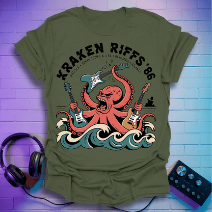 Kraken Riffs ’86 Octopus T-Shirt