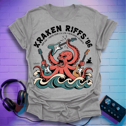 Kraken Riffs ’86 Octopus T-Shirt