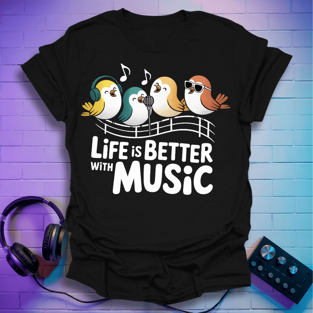 Life is Better With Music T-Shirt