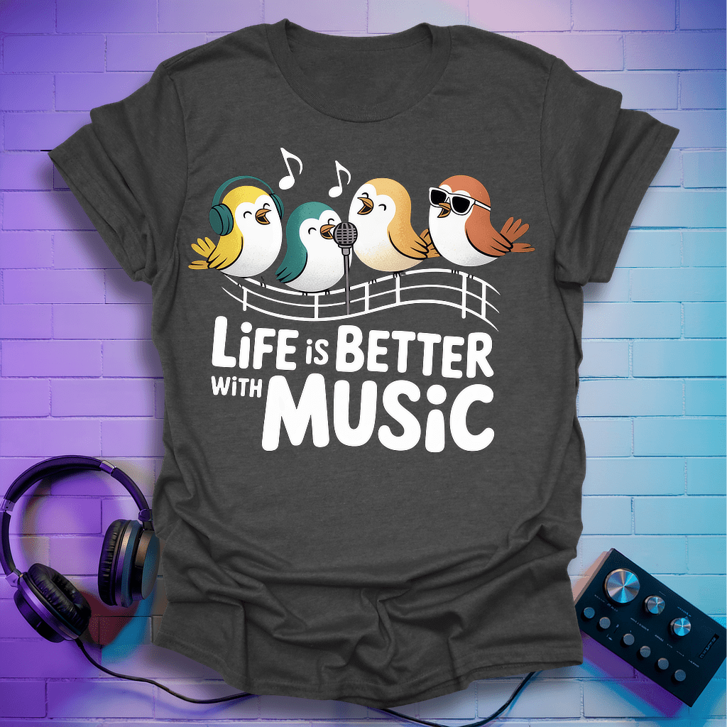 Life is Better With Music T-Shirt