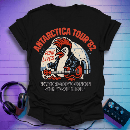 Antarctica Tour ’82 Penguin T-Shirt