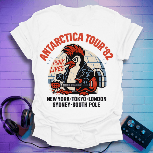 Antarctica Tour ’82 Penguin T-Shirt
