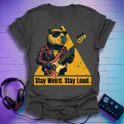 Loud Bass Capybara T-Shirt