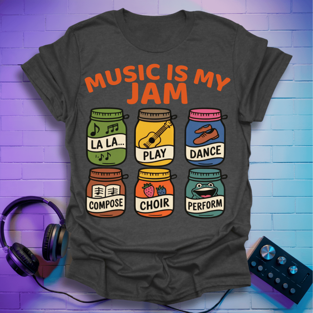 Music Is My Jam - T-Shirt