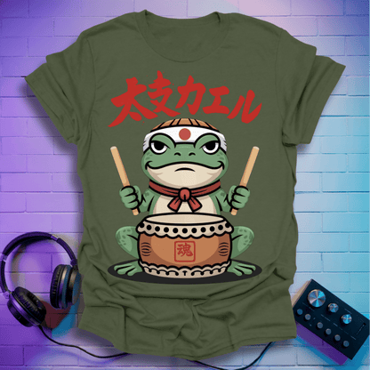Taiko Frog – Japanese Drummer Frog T-Shirt