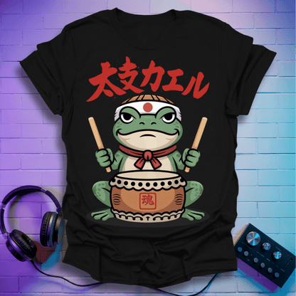 Taiko Frog – Japanese Drummer Frog T-Shirt