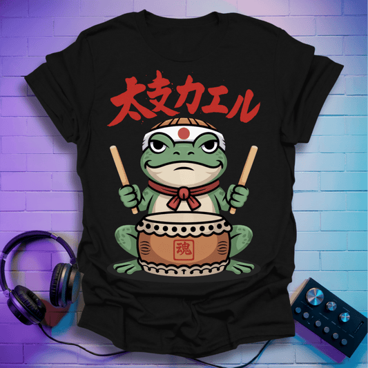 Taiko Frog – Japanese Drummer Frog T-Shirt