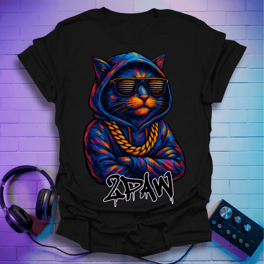 2PAW Cat Hoodie T-Shirt