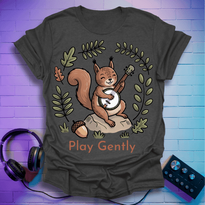 Minimalist Banjo Squirrel T-Shirt