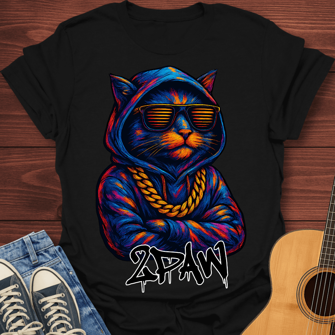 2PAW Cat Hoodie T-Shirt