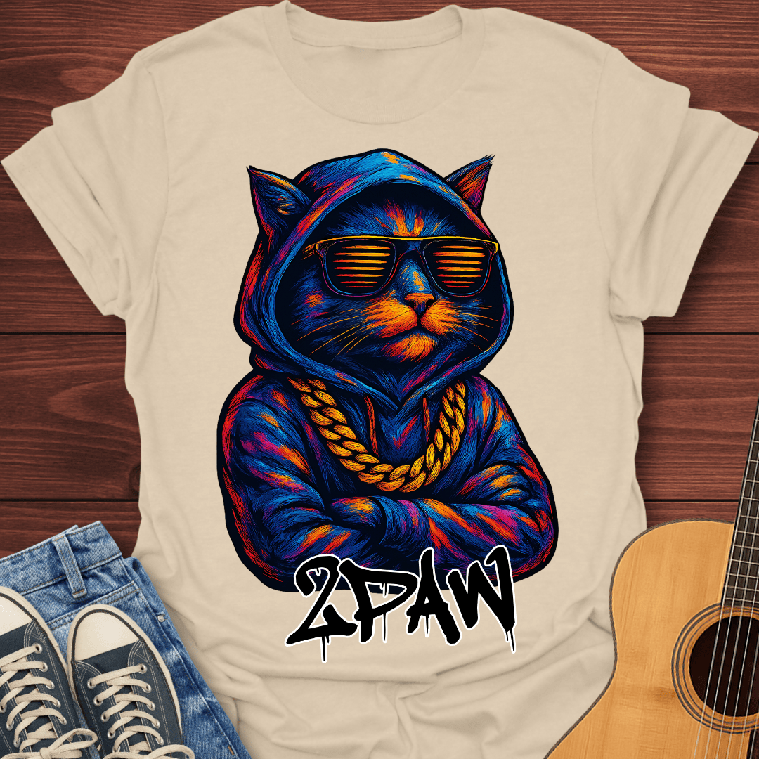 2PAW Cat Hoodie T-Shirt