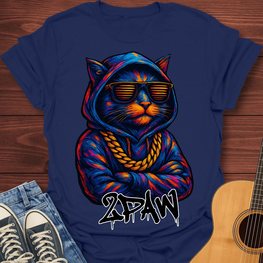 2PAW Cat Hoodie T-Shirt