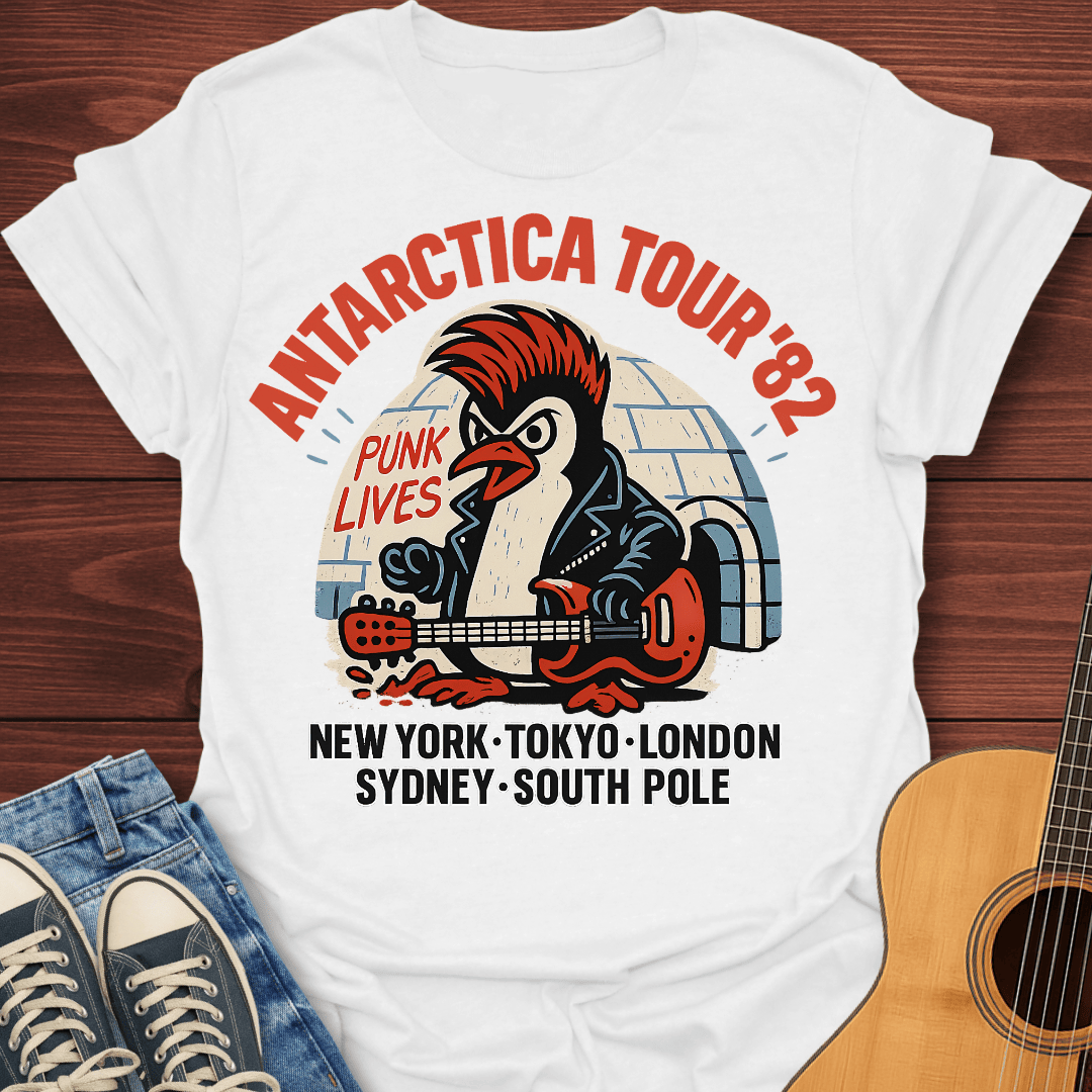 Antarctica Tour ’82 Penguin T-Shirt