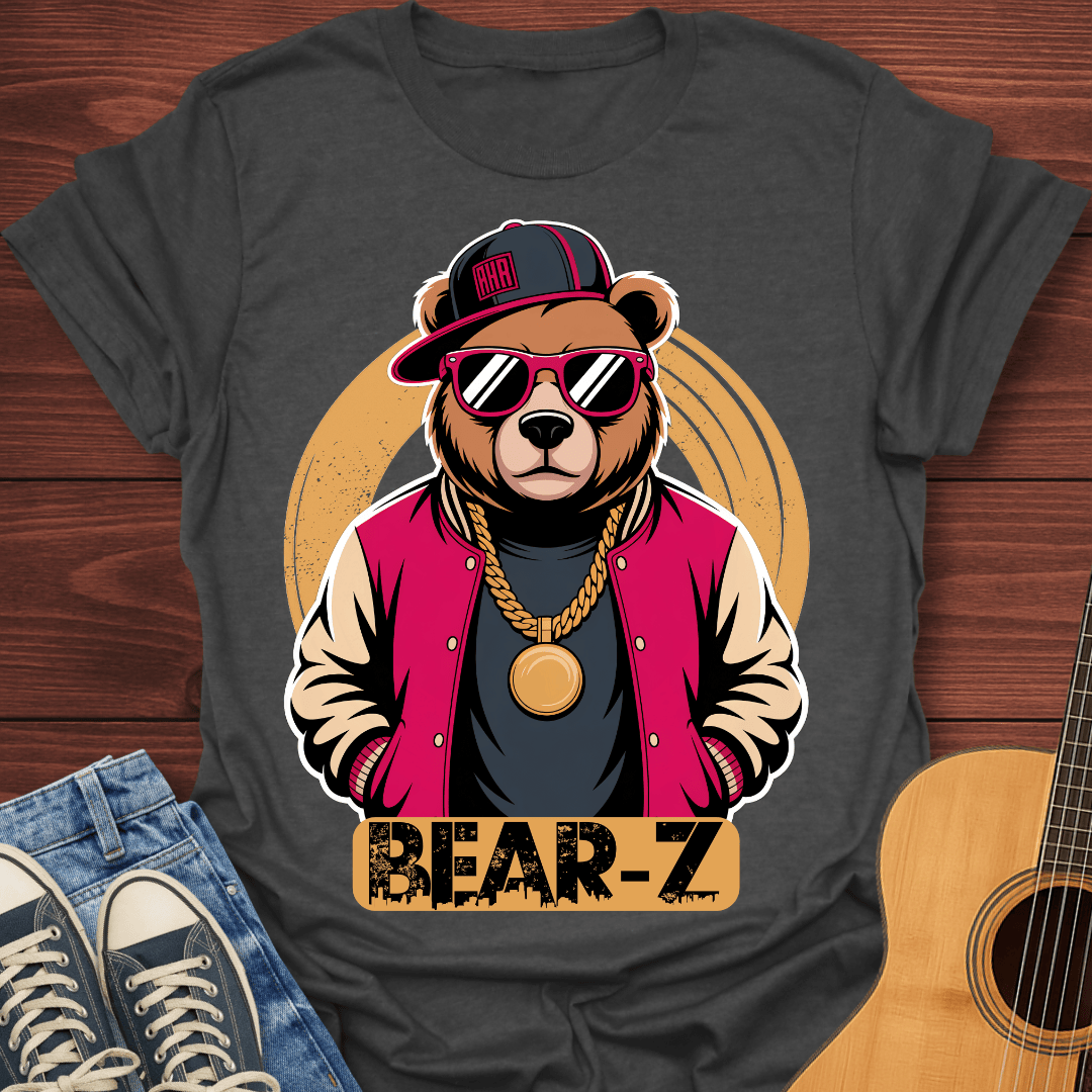 Bear-Z Hip-Hop Animal Graphic T-Shirt