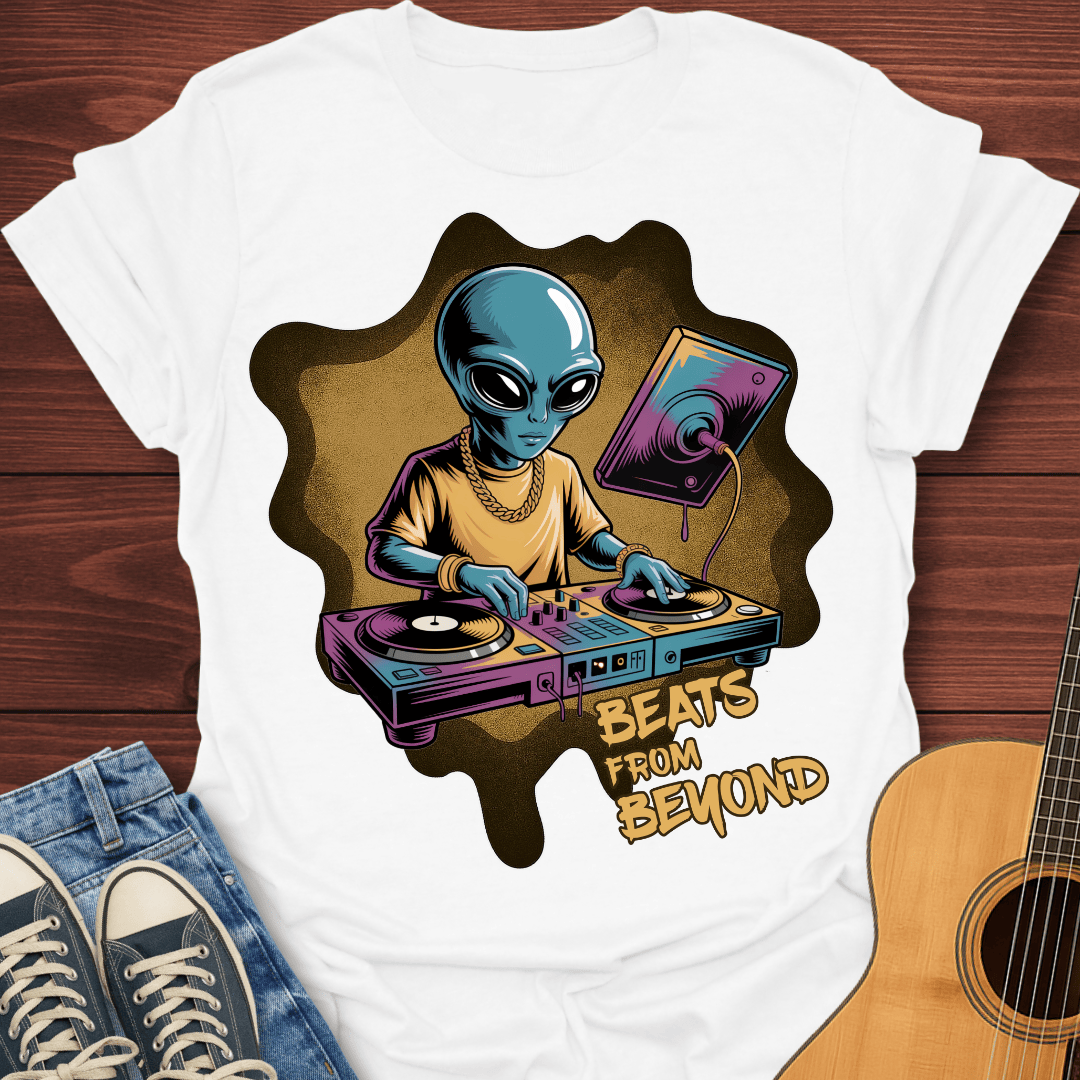 Beats From Beyond – Alien DJ T-Shirt