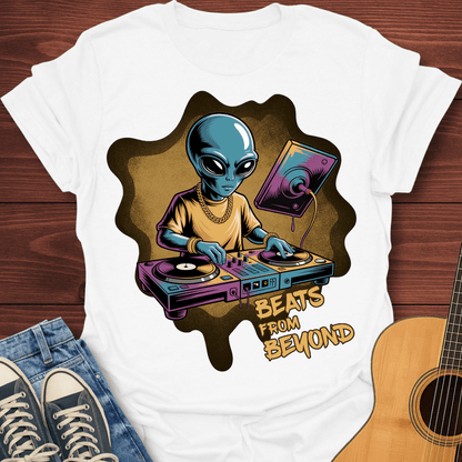 Beats From Beyond – Alien DJ T-Shirt