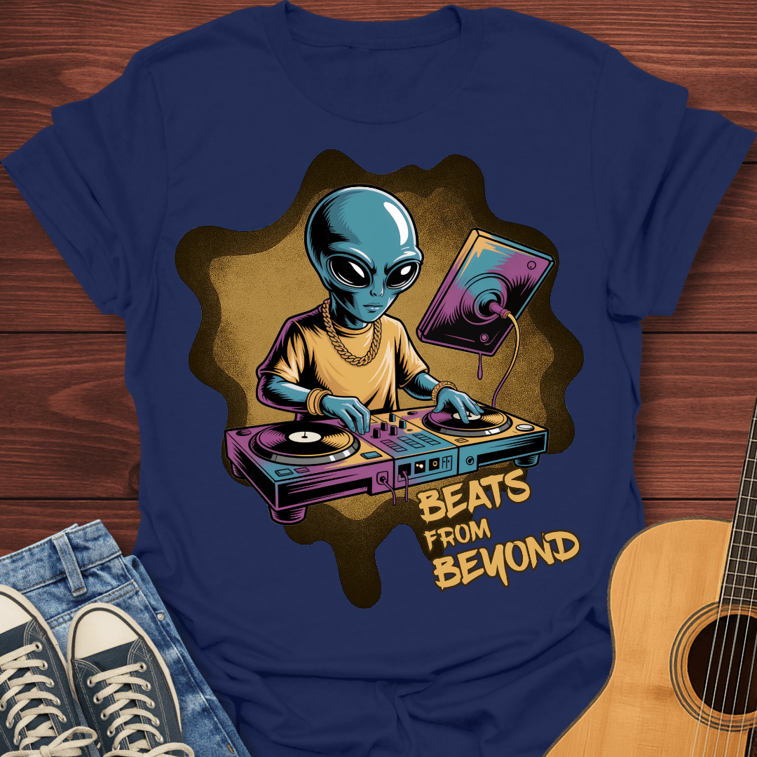 Beats From Beyond – Alien DJ T-Shirt