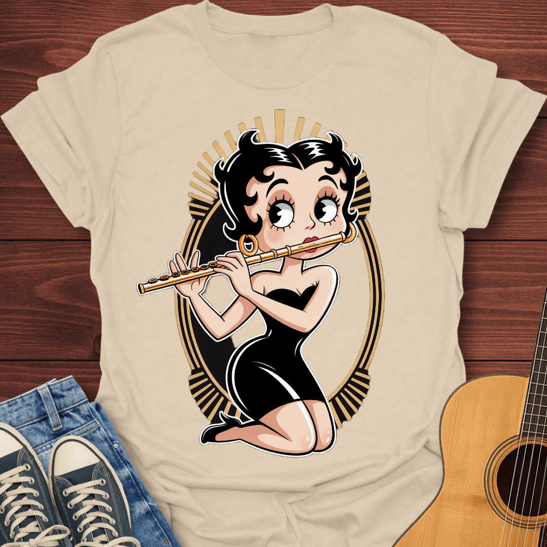Betty on the Flute T-shirt