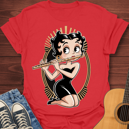 Betty on the Flute T-shirt