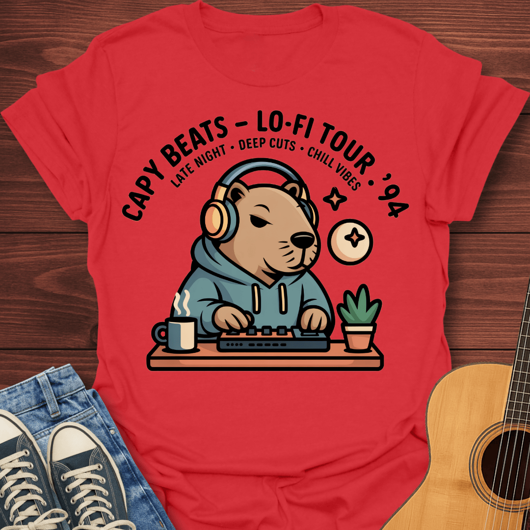Capy Rodent Beats T-Shirt