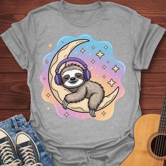 Chillin Moon Sloth T-Shirt