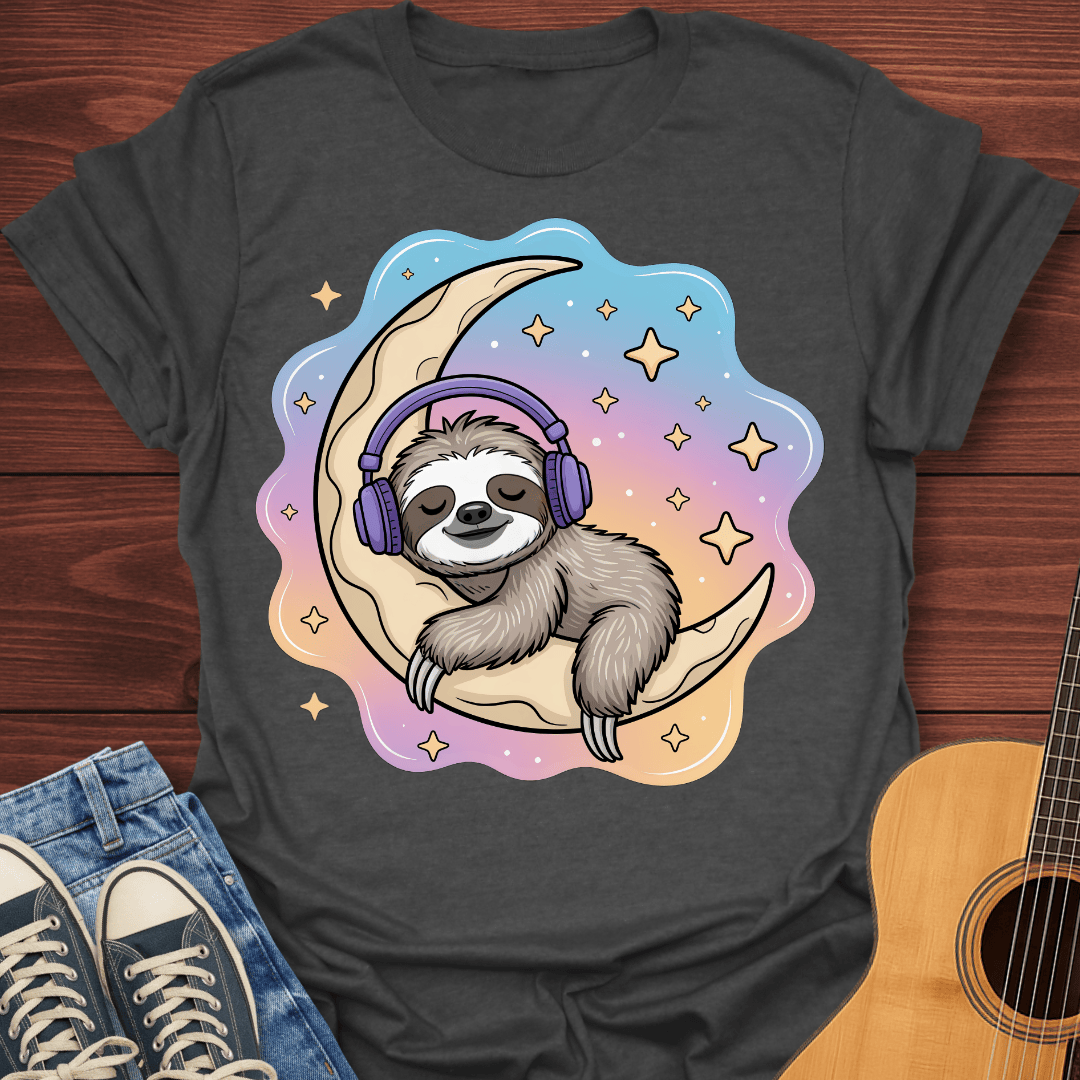 Chillin Moon Sloth T-Shirt