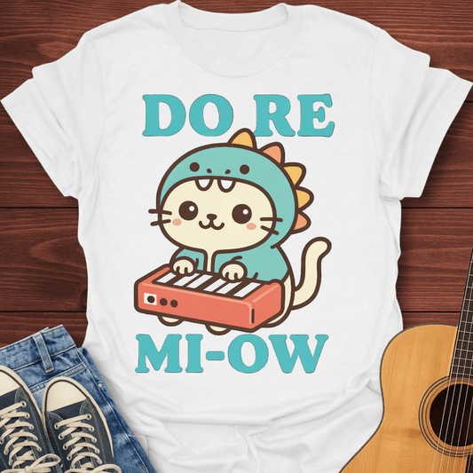 Do Re Mi-Ow Kawaii Cat T-Shirt
