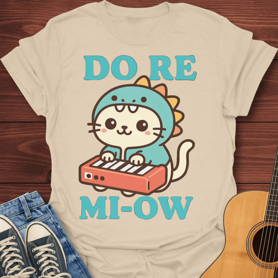 Do Re Mi-Ow Kawaii Cat T-Shirt