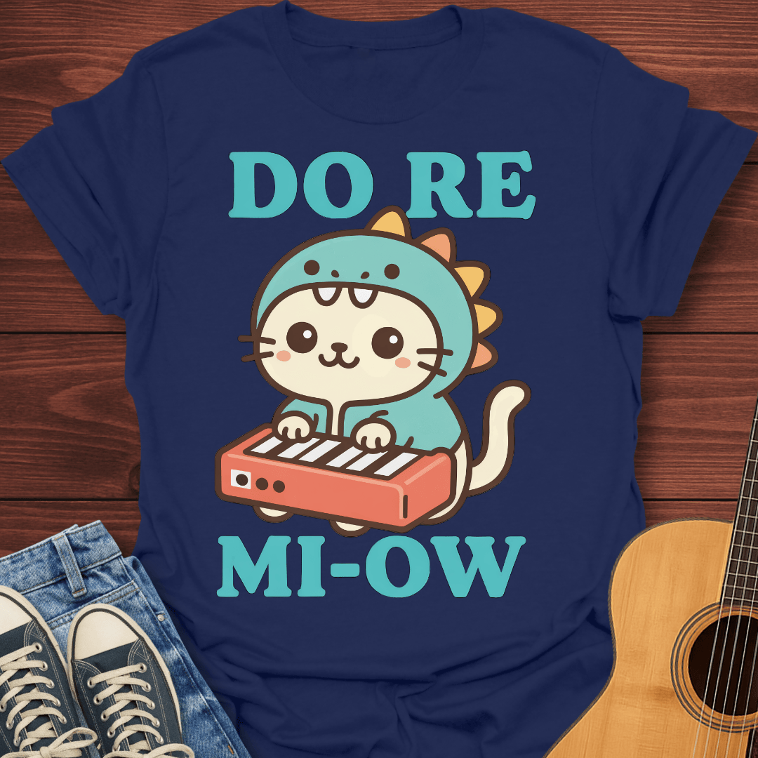Do Re Mi-Ow Kawaii Cat T-Shirt