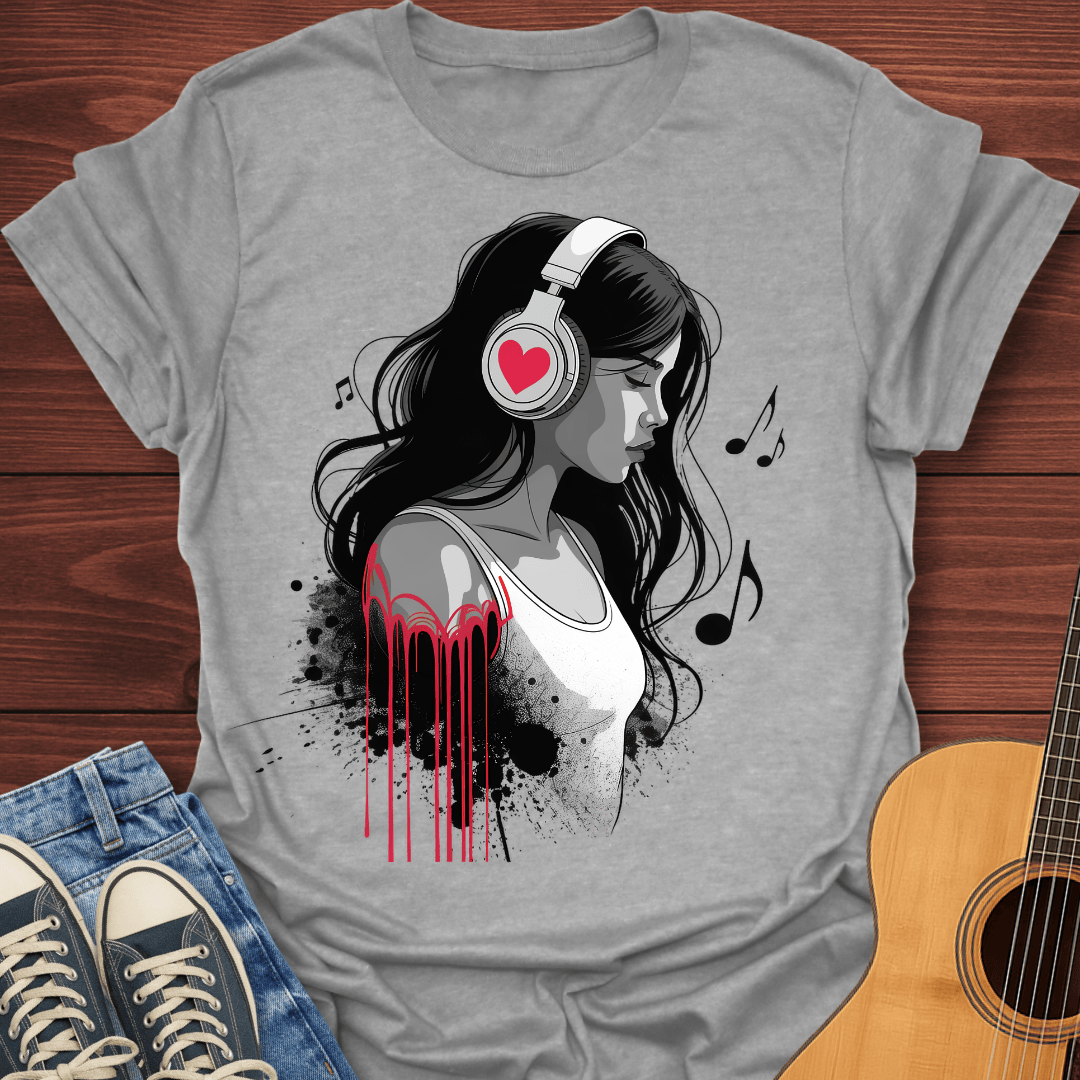 Heartbeats & Headphones T-Shirt