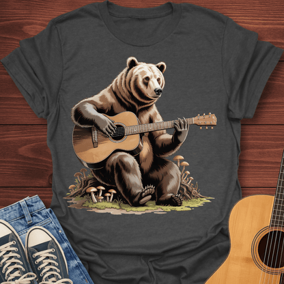 Grizzly Guitar Bear T-Shirt